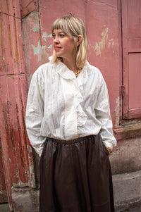 Sophie + Lucie Maribel White Blouse