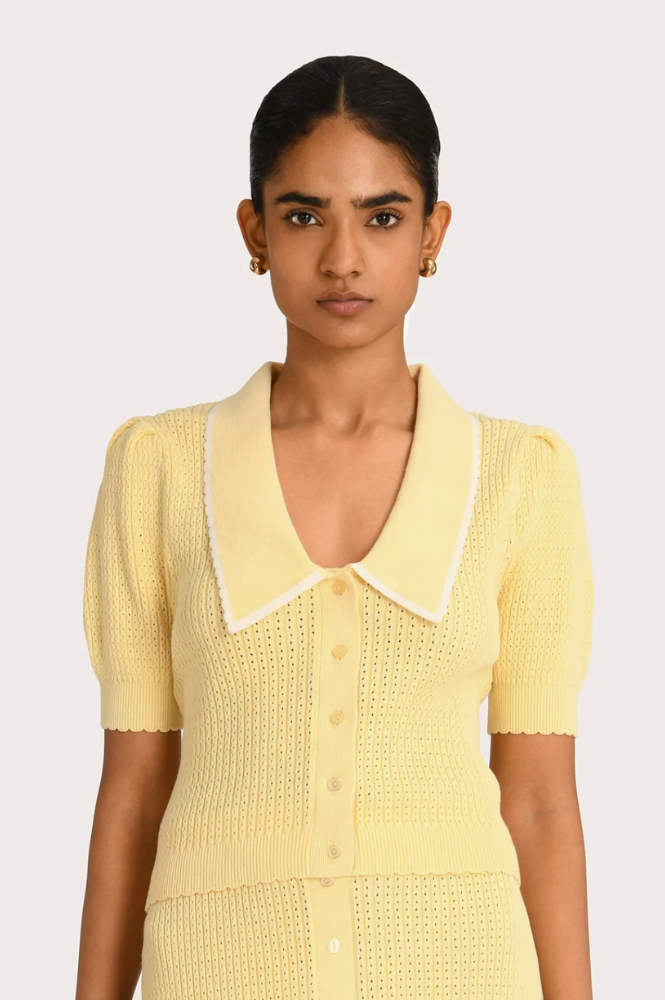 Steele Astrid Lemon Sorbet Cardigan