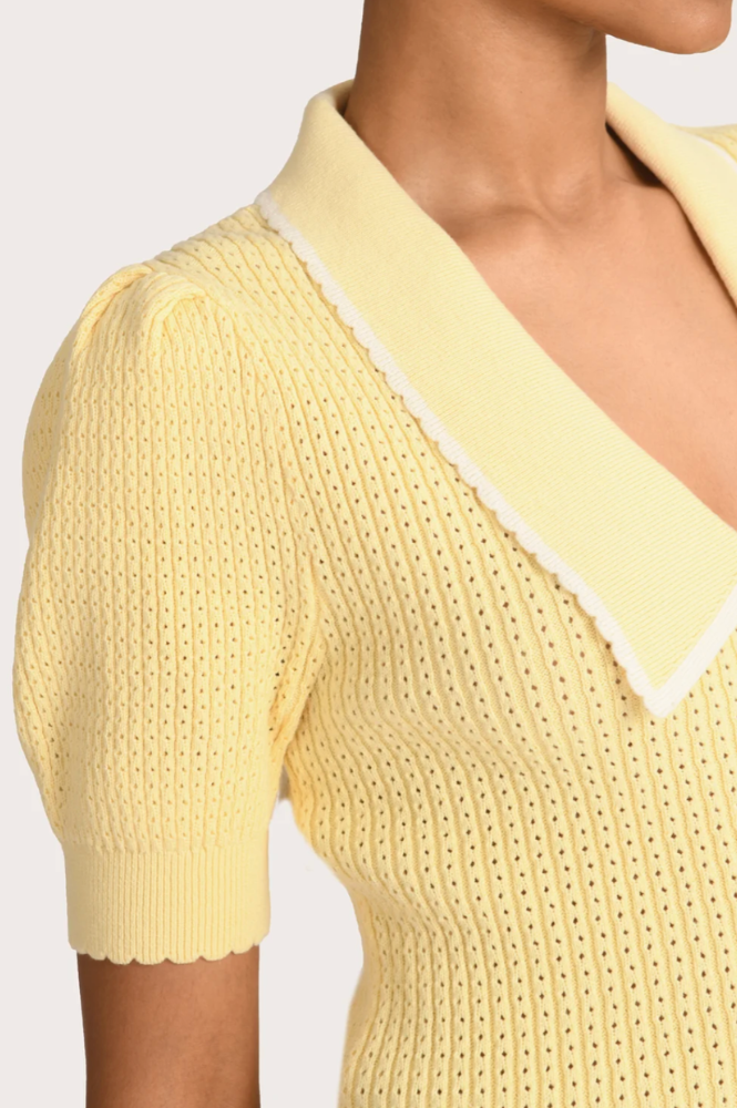 Steele Astrid Lemon Sorbet Cardigan