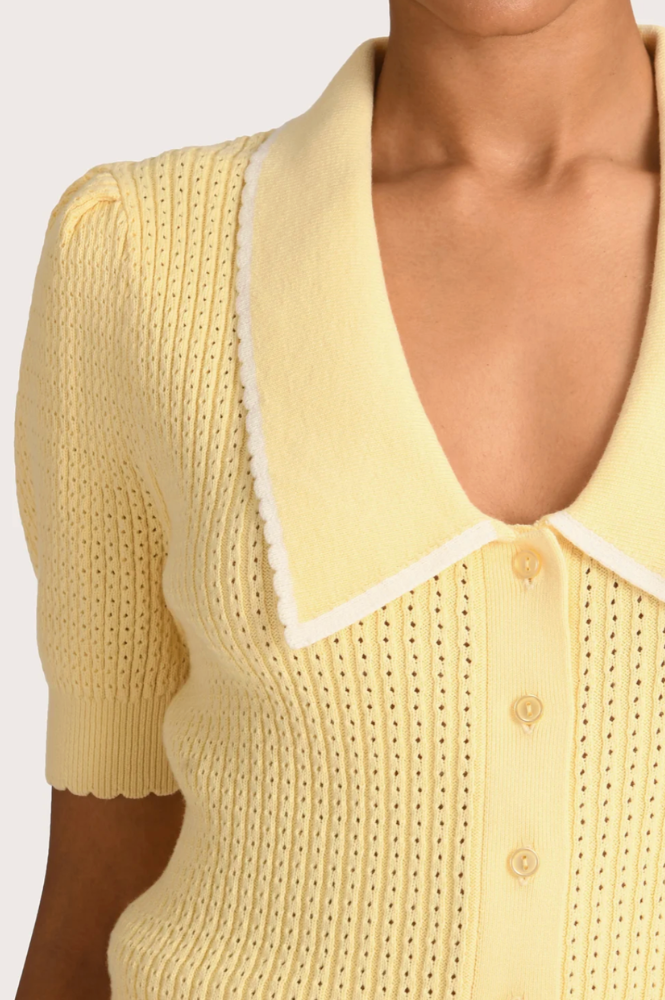 Steele Astrid Lemon Sorbet Cardigan