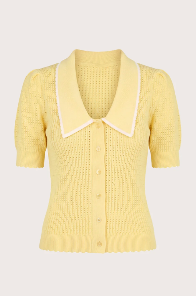 Steele Astrid Lemon Sorbet Cardigan