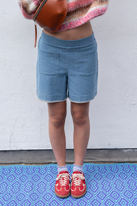 ICHI Kate Denim Shorts - The Mercantile London