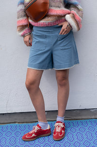 ICHI Kate Denim Shorts - The Mercantile London