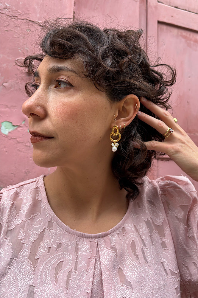 Shyla Sorell Pearl Earrings - The Mercantile London