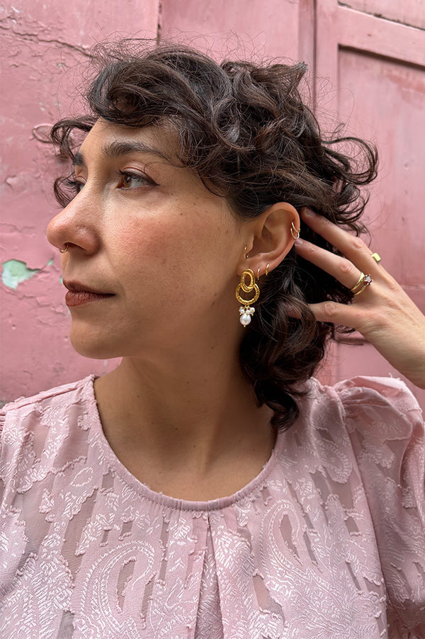 Shyla Sorell Pearl Earrings - The Mercantile London