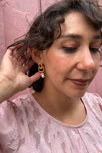 Shyla Sorell Pearl Earrings - The Mercantile London