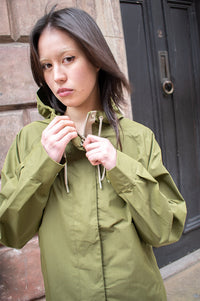Tantä Dhuda Sphagnum Green Raincoat - The Mercantile London