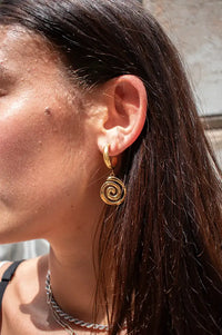 A Weathered Penny Astrid Gold Hoops