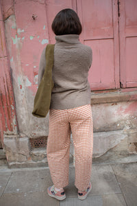 Loop Dorothy Walnut Bobble Roll Neck Sweater - The Mercantile London