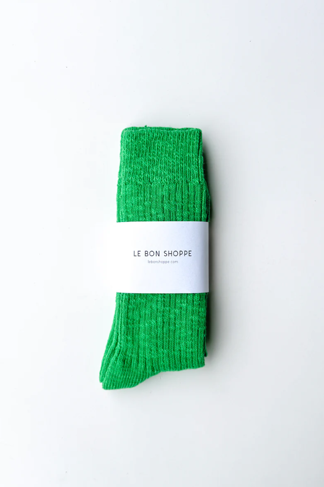 Le Bon Shoppe Cottage Spring Green Socks - The Mercantile London
