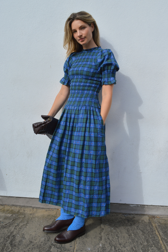 Steele Elka Forest Check Dress