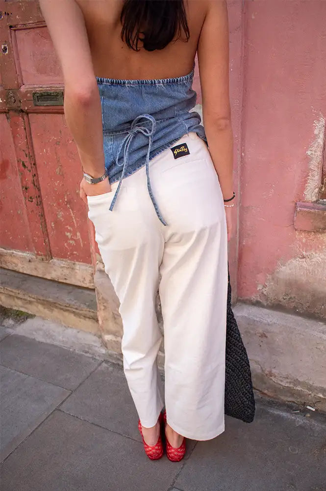 Stan Ray Natural A Ecru Trousers - The Mercantile London