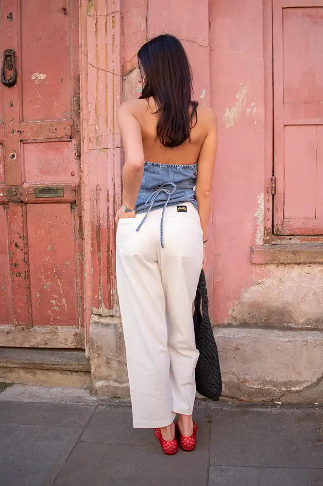Stan Ray Natural A Ecru Trousers - The Mercantile London