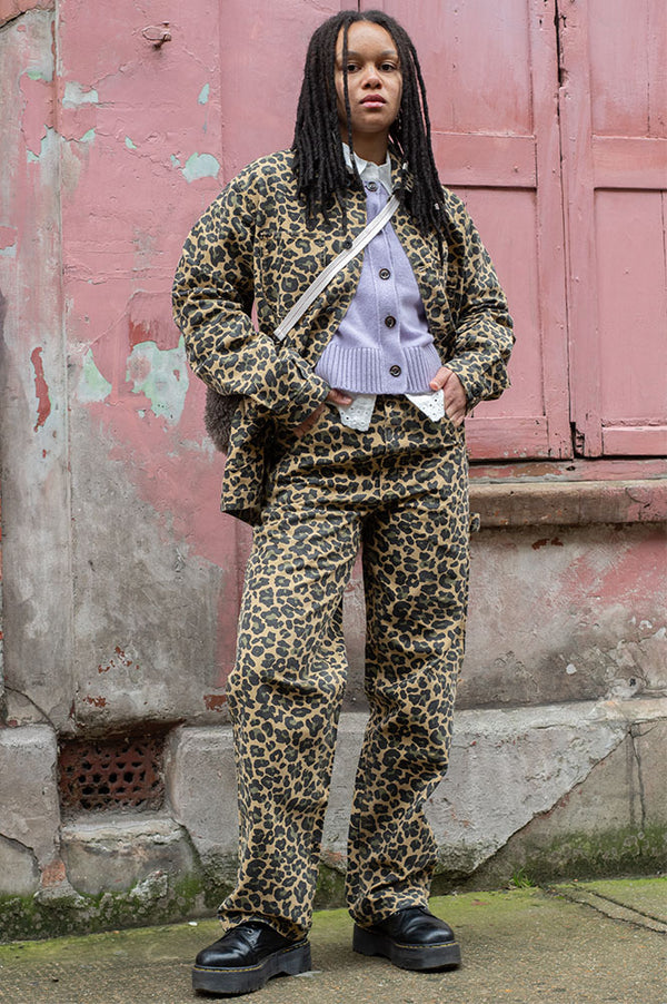 Stan Ray Big Job Painter Leopard Camo Trousers - The Mercantile London