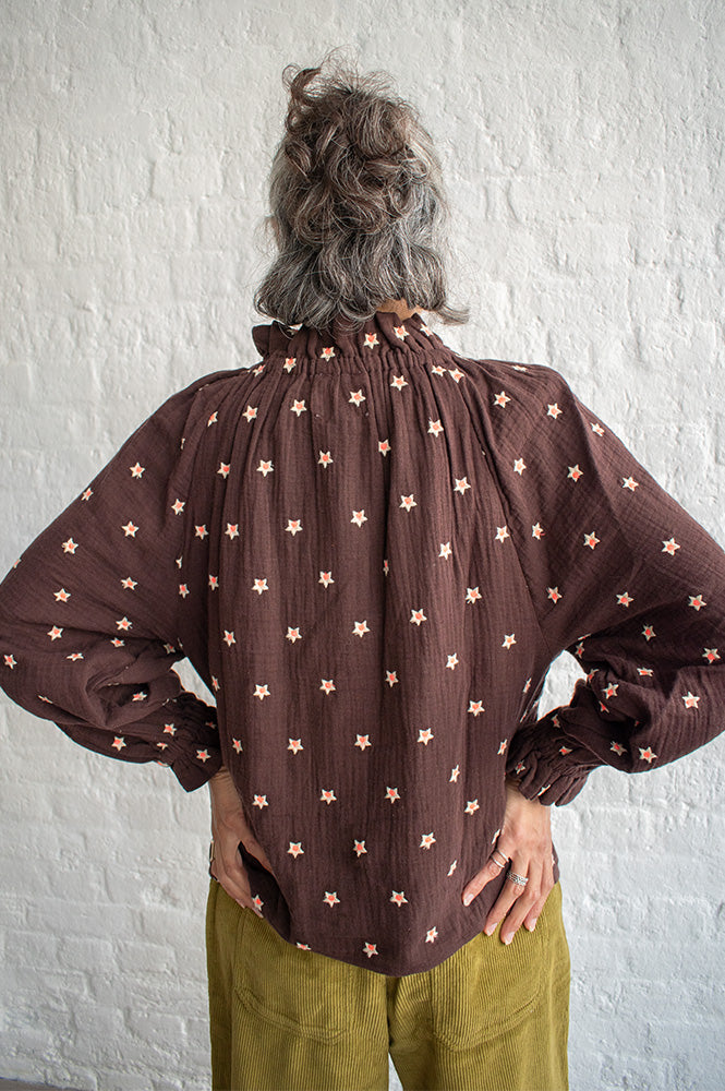 Bonté Arlo Chocolate Star Shirt - The Mercantile London