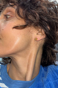 White Star Earring in Gold