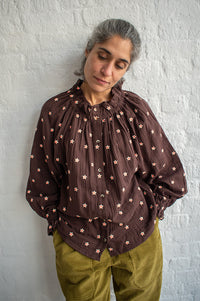 Bonté Arlo Chocolate Star Shirt - The Mercantile London