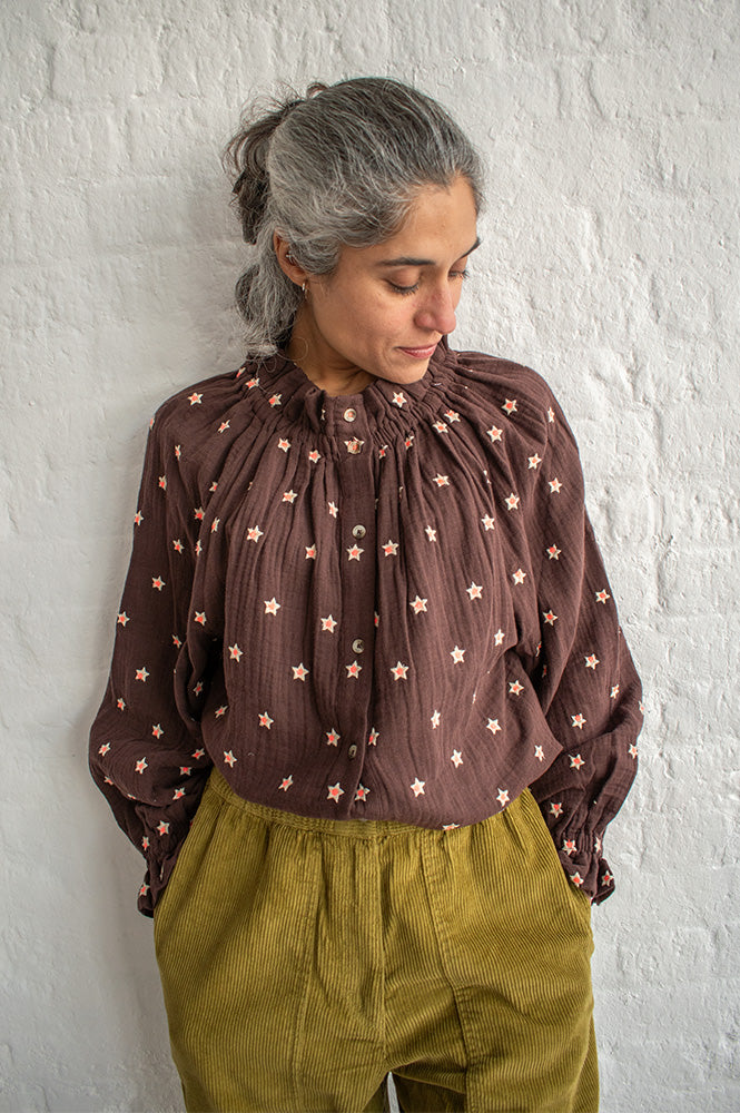 Bonté Arlo Chocolate Star Shirt - The Mercantile London