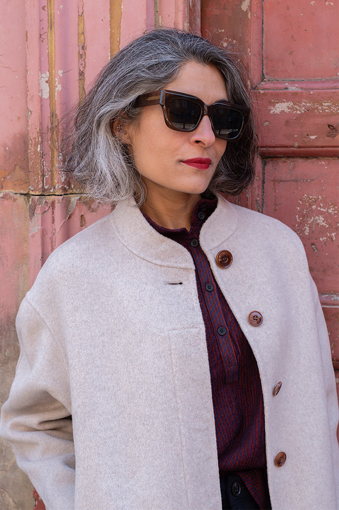 Sacrecoeur Stella Grey Jacket - The Mercantile London