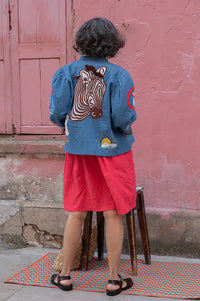 Stella Nova Out of Office Summer Blue Jacket - The Mercantile London