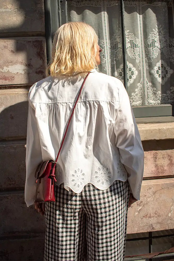 Stella Nova White Broderie Anglaise Blouse
