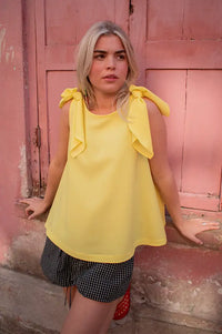 Stella Forest Gala Yellow Blouse - The Mercantile London
