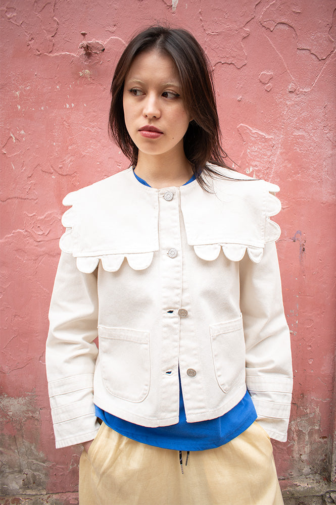 Stella Nova Almost White Sailor Jacket - The Mercantile London