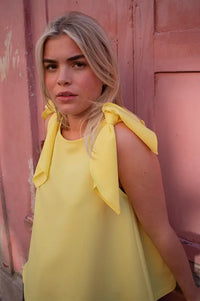 Stella Forest Gala Yellow Blouse - The Mercantile London