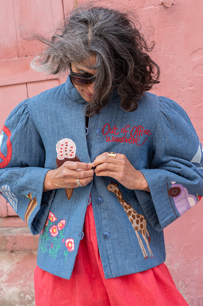 Stella Nova Out of Office Summer Blue Jacket - The Mercantile London