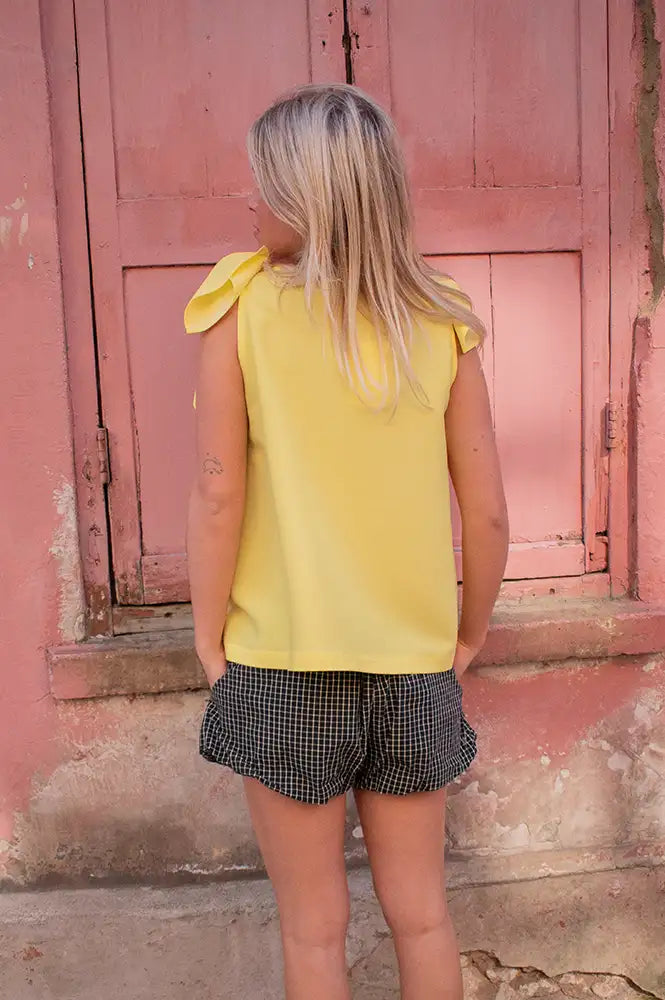 Stella Forest Gala Yellow Blouse - The Mercantile London