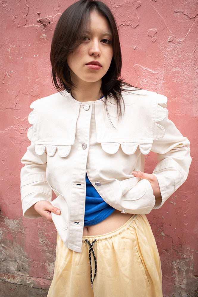 Stella Nova Almost White Sailor Jacket - The Mercantile London