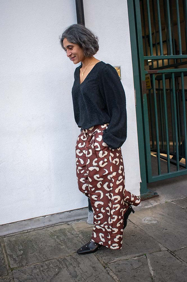 Stella Nova Leopard Cropped Low-Waisted Trousers - The Mercantile London