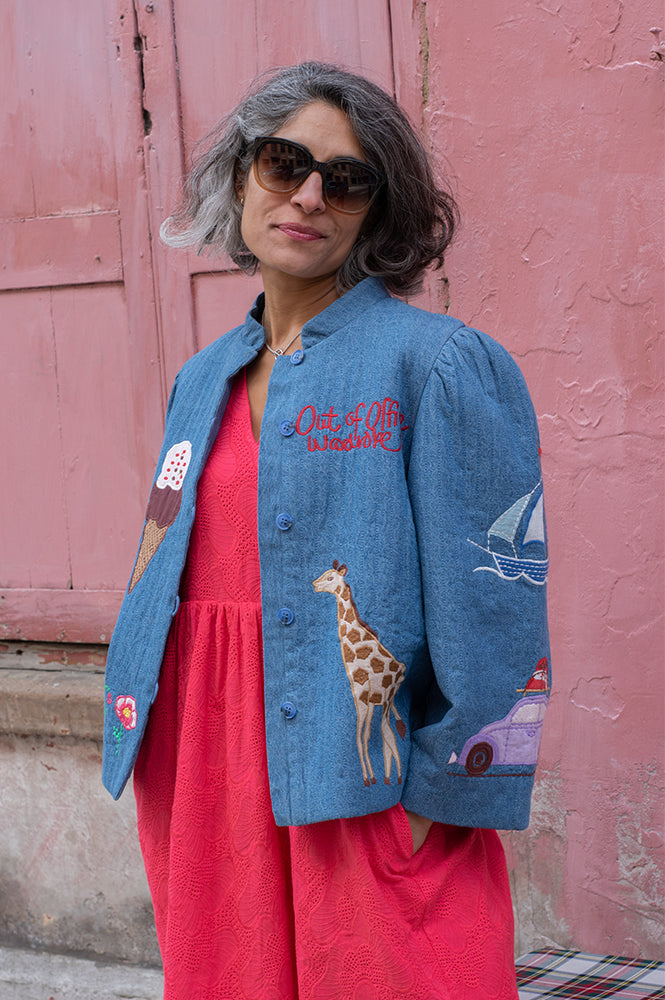 Stella Nova Out of Office Summer Blue Jacket - The Mercantile London