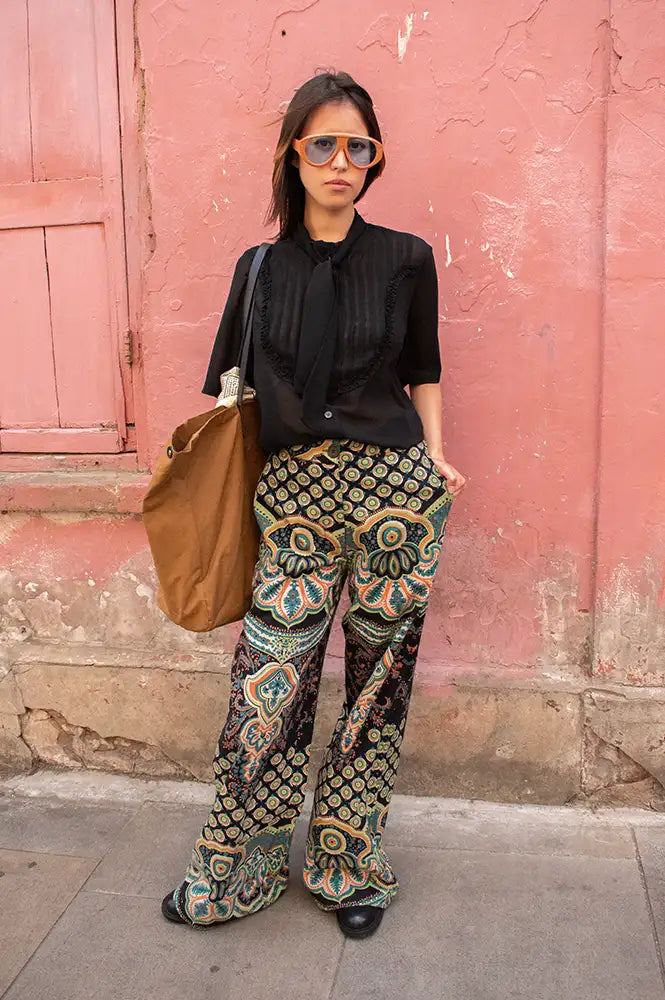 Stella Nova Black Chiffon Shirt