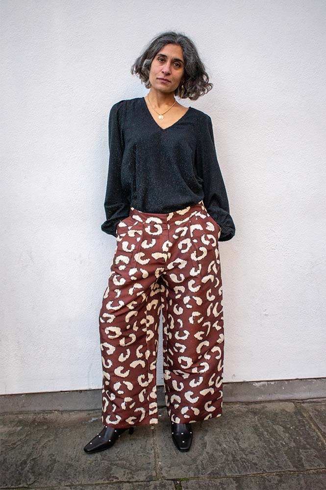 Stella Nova Leopard Cropped Low-Waisted Trousers - The Mercantile London