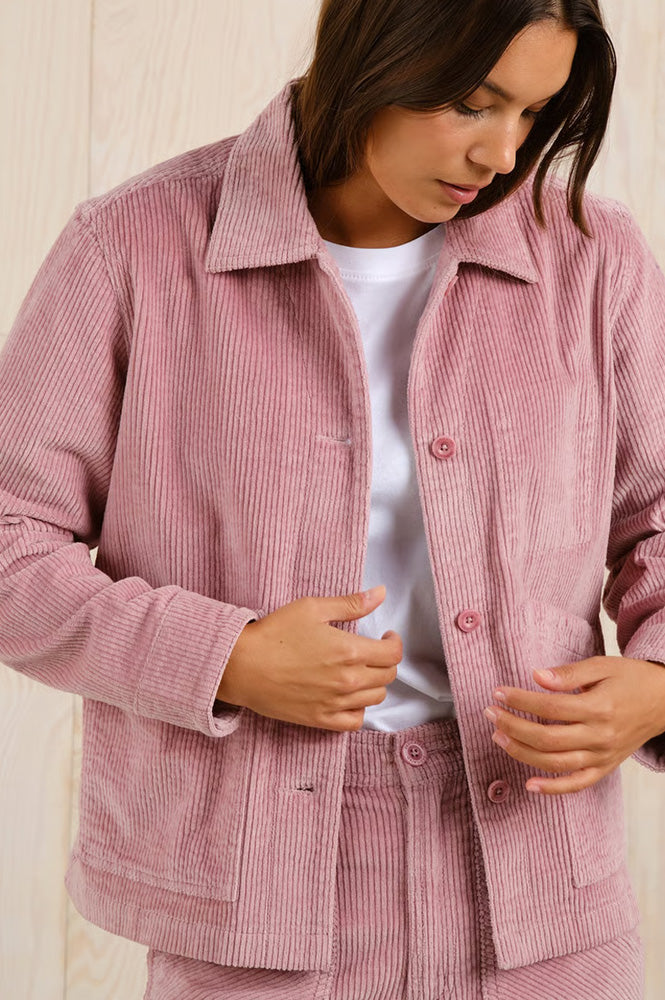 Dedicated Stiby Lilas Pink Corduroy Jacket - The Mercantile London