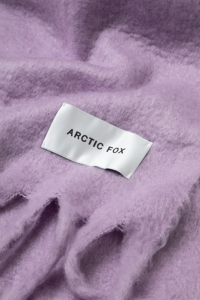 Arctic Fox Stockholm Lavender Scarf - The Mercantile London