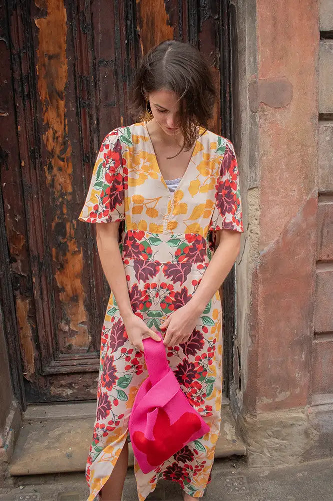 An'ge Onessa Forest Printed Dress - The Mercantile London