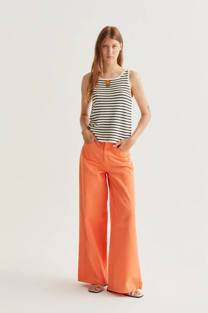 Compania Fantastica Black & White Stripe Top - The Mercantile London