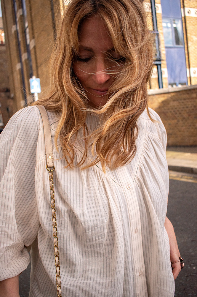 Sessùn Savi Sandback Puff Sleeve Blouse