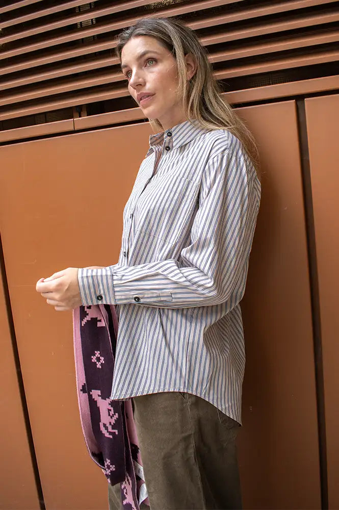 Artlove Olina Beige Stripe Shirt
