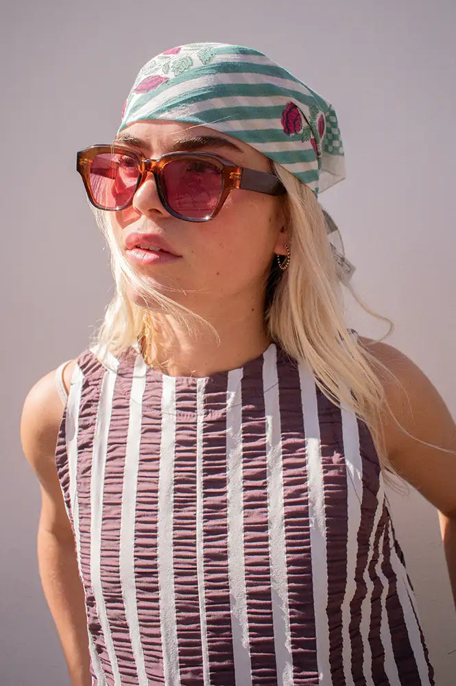 Zen Ethic Beaulieu Printed Bandana Scarf - The Mercantile London