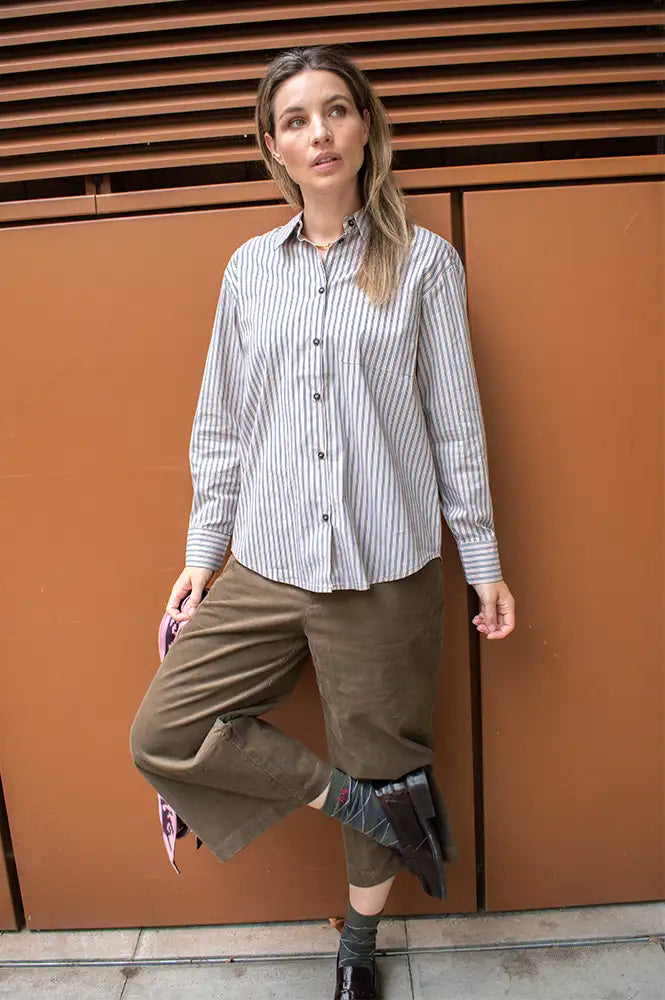 Artlove Olina Beige Stripe Shirt