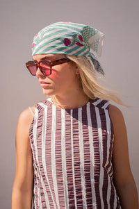 Zen Ethic Beaulieu Printed Bandana Scarf - The Mercantile London