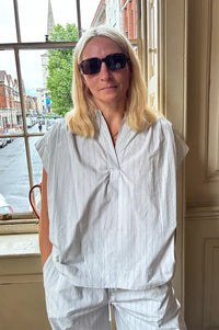 Second Female Sarisa Cashmere Blue Top