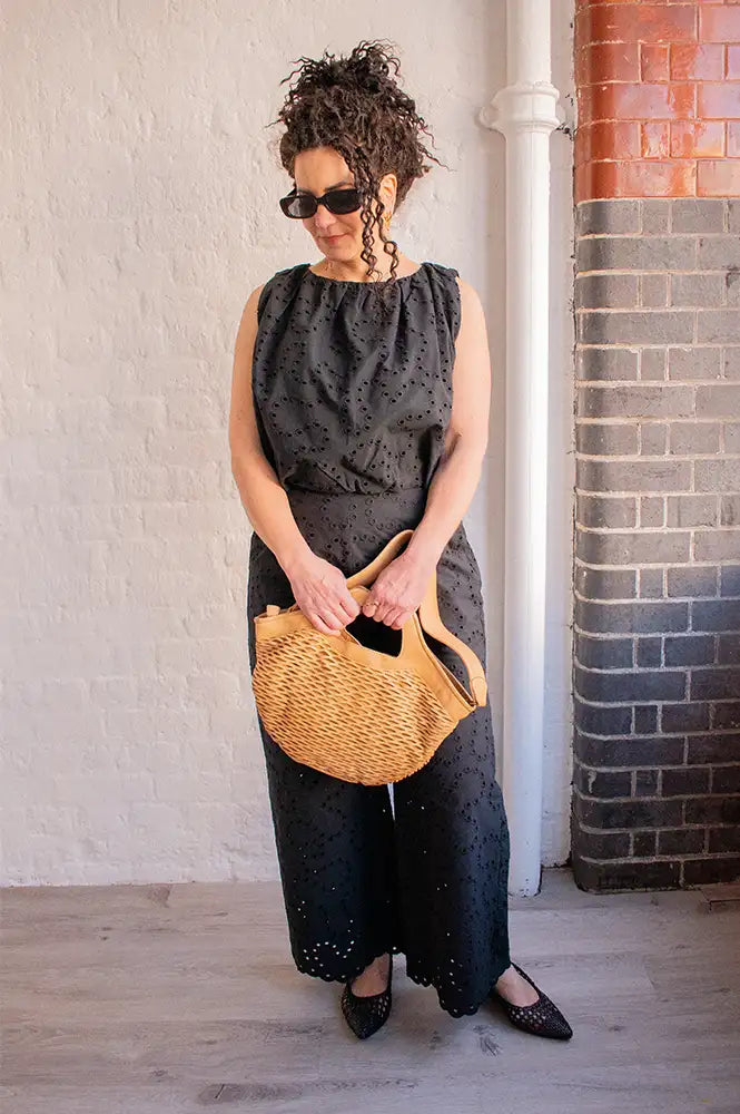 Suncoo Lisa Black Embroidered Blouse - The Mercantile London