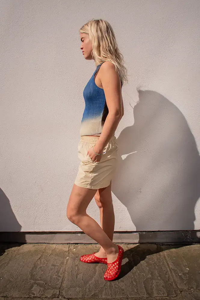 Suncoo Boulbi Cream Shorts