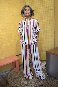 Suncoo Jay Rose Stripe Trousers - The Mercantile London
