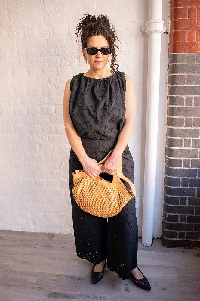 Suncoo Lisa Black Embroidered Blouse - The Mercantile London