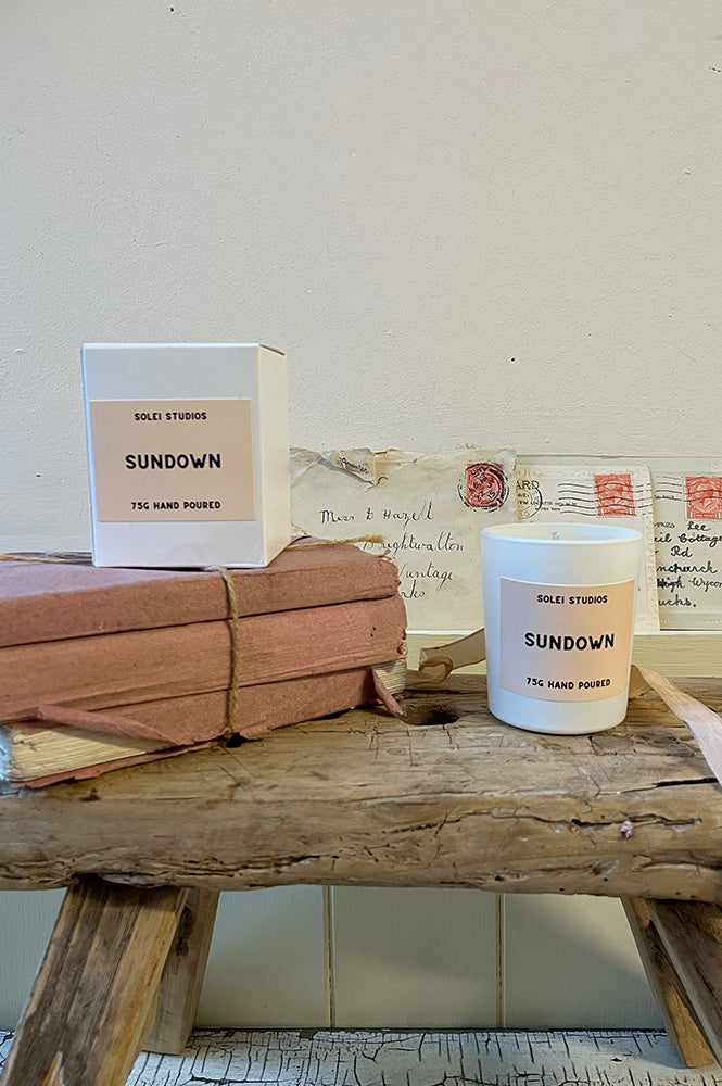 Soleil Studios Mini Sundown Candle - The Mercantile London